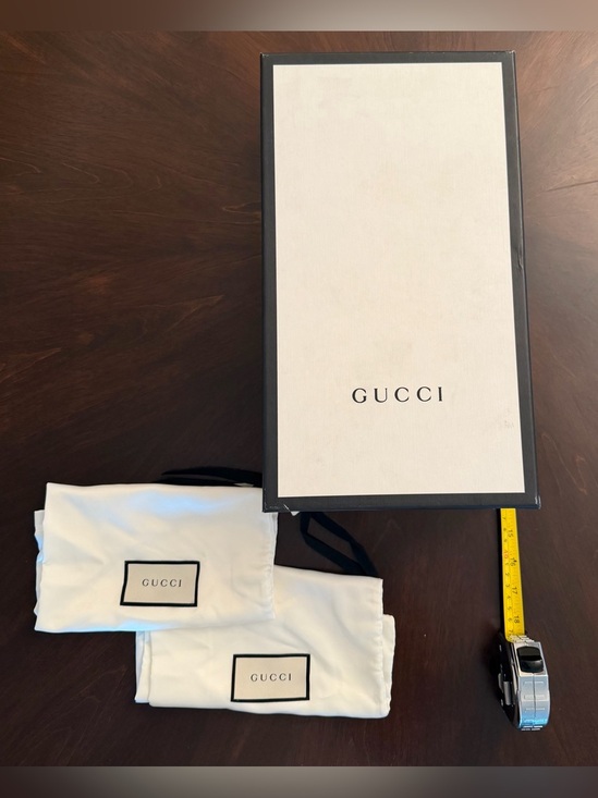 Accessories - Gucci White Shoe Box with set of 2 Dust Bags 17x8
